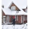 Gardenised Snow Rake Shovel for Roof Cleaning, with 21 Feet Twist-N-Lock Extendable Lightweight Aluminum Handle QI003671 - alternate 3